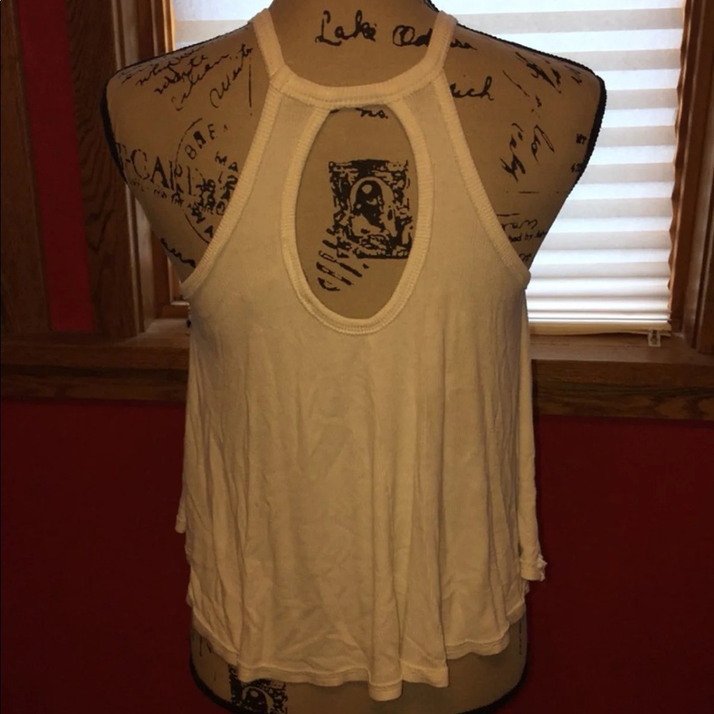 Cute white tank top